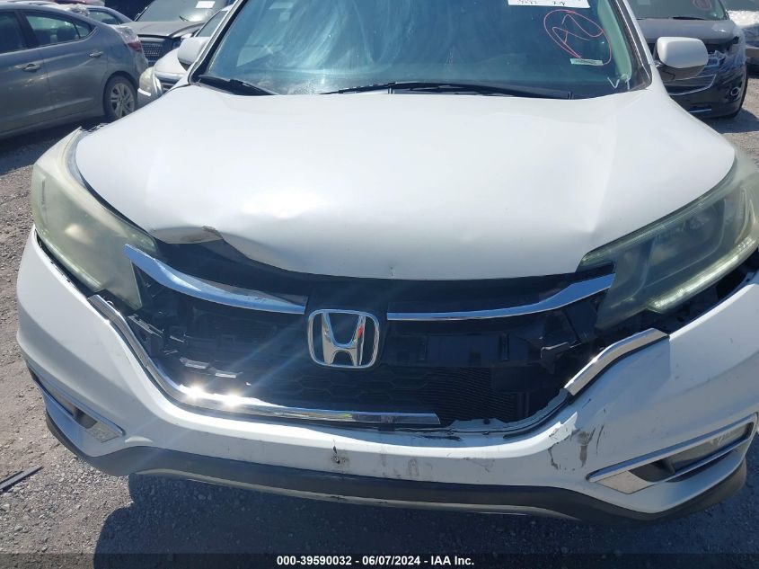 2015 Honda Cr-V Ex-L VIN: 5J6RM3H75FL019627 Lot: 39590032