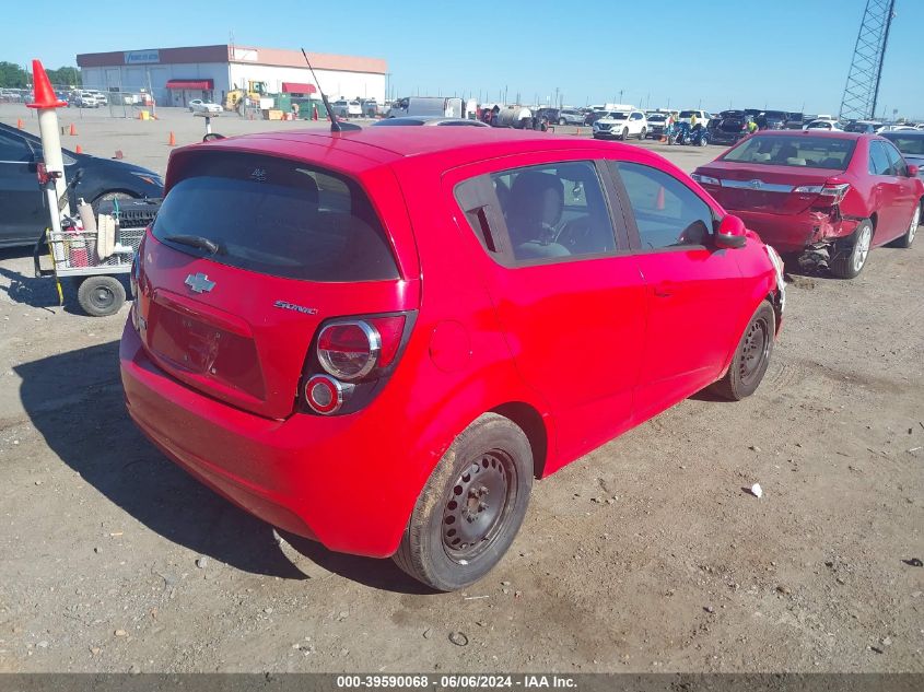 1G1JA6FH9E4235125 2014 Chevrolet Sonic Ls