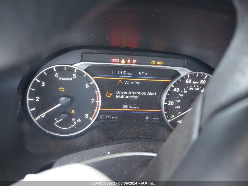 2020 Nissan Altima S Fwd VIN: 1N4BL4BV9LC279540 Lot: 39590072