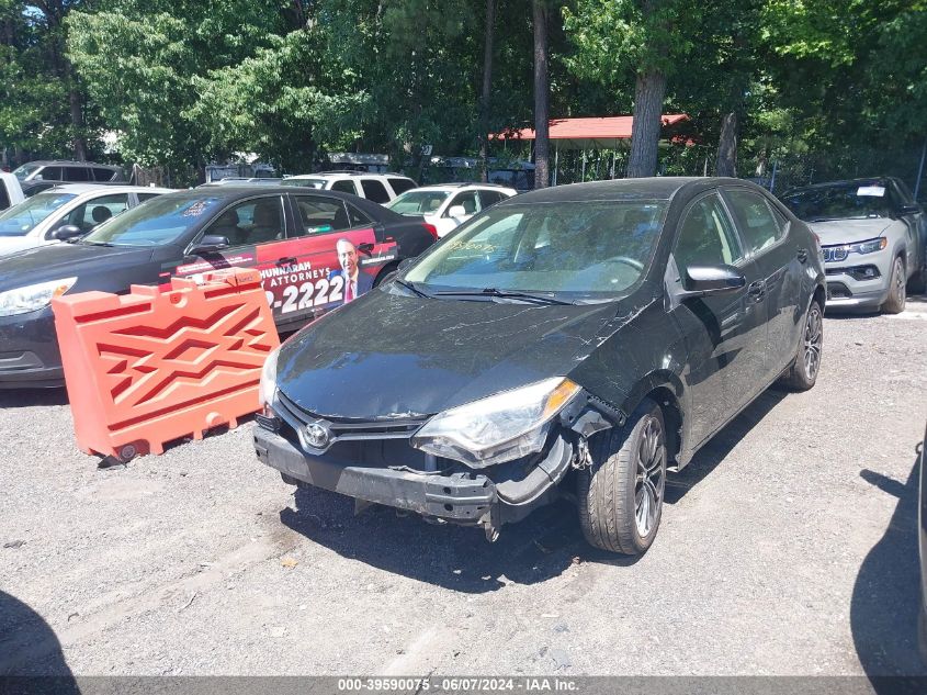 2016 Toyota Corolla Le VIN: 2T1BURHE0GC606478 Lot: 39590075