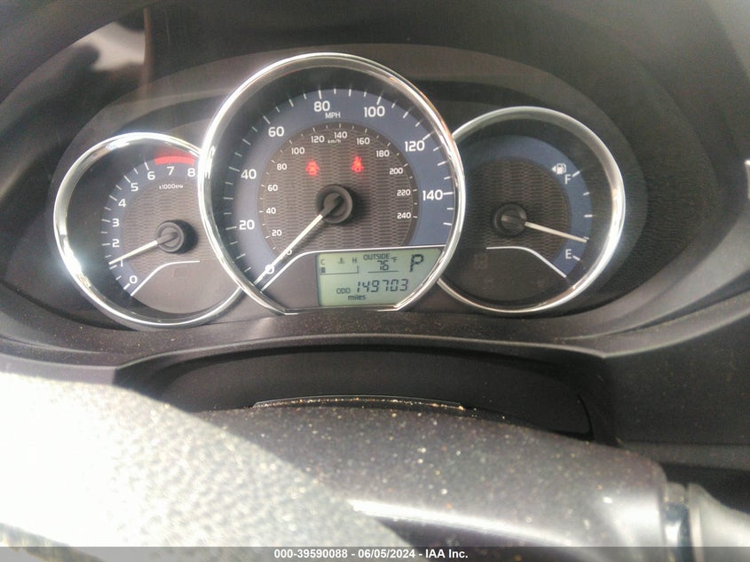 2014 Toyota Corolla L VIN: 5YFBURHE3EP150523 Lot: 39590088