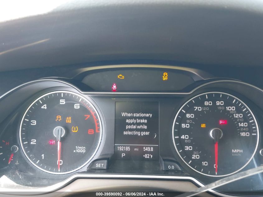 2013 Audi Allroad 2.0T Premium Plus VIN: WA1UFAFL7DA085792 Lot: 39590092