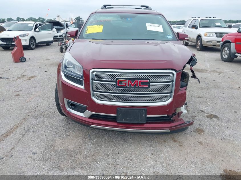 2015 GMC Acadia Denali VIN: 1GKKVTKDXFJ346401 Lot: 39590094