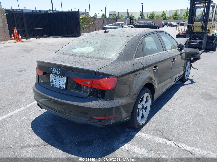 2016 Audi A3 1.8T Premium VIN: WAUA7GFFXG1068554 Lot: 39590110