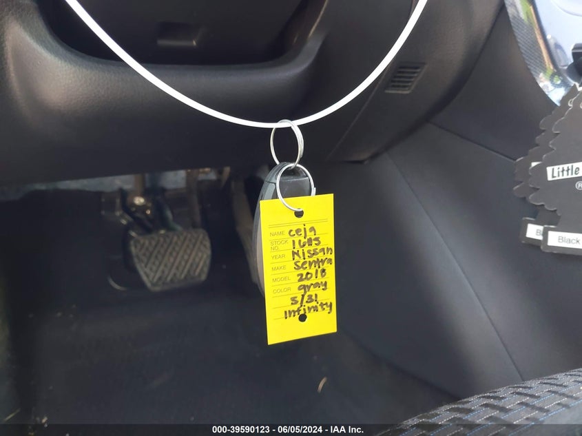 2018 Nissan Sentra Sr VIN: 3N1AB7AP0JY205895 Lot: 39590123