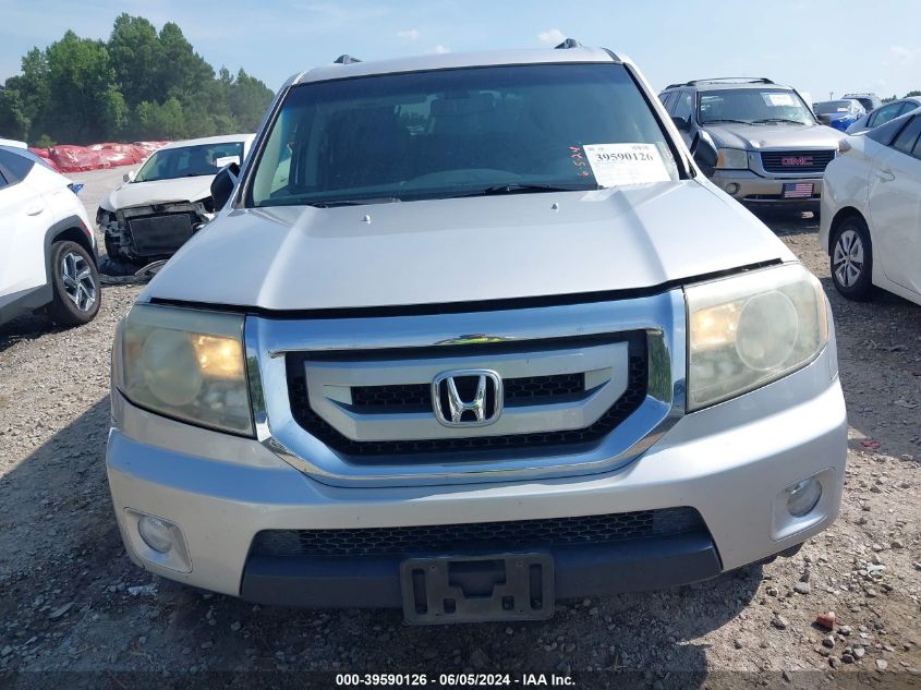 2009 Honda Pilot Ex-L VIN: 5FNYF38539B010491 Lot: 39590126