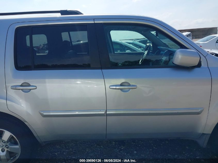 2009 Honda Pilot Ex-L VIN: 5FNYF38539B010491 Lot: 39590126