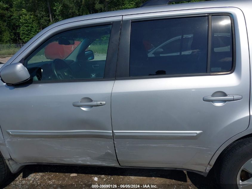 2009 Honda Pilot Ex-L VIN: 5FNYF38539B010491 Lot: 39590126