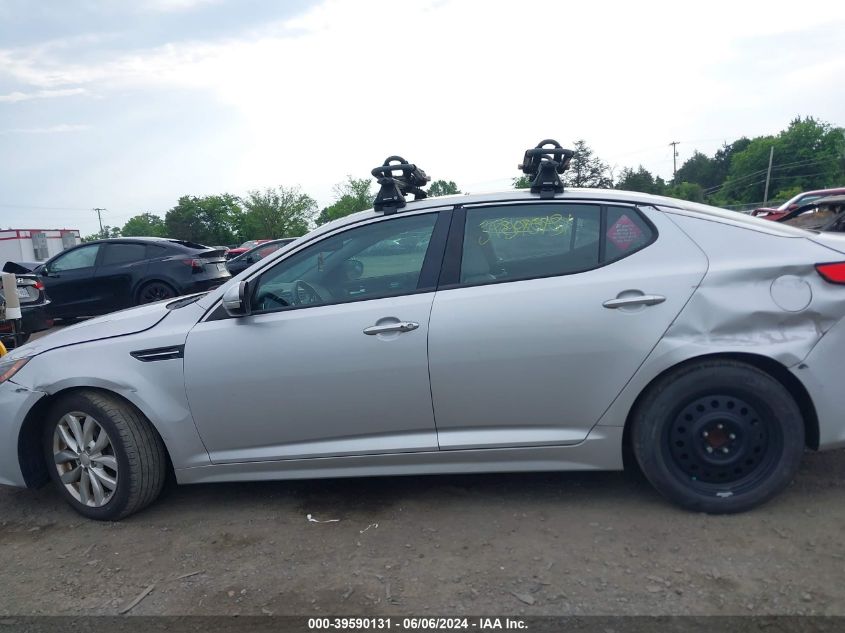 2014 Kia Optima Ex VIN: 5XXGN4A72EG330540 Lot: 39590131