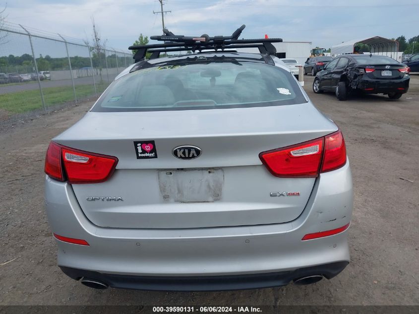 2014 Kia Optima Ex VIN: 5XXGN4A72EG330540 Lot: 39590131