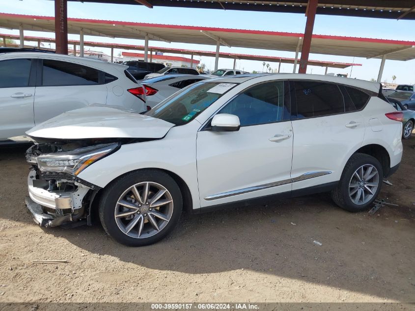 2022 Acura Rdx Technology Package VIN: 5J8TC2H57NL013657 Lot: 39590157