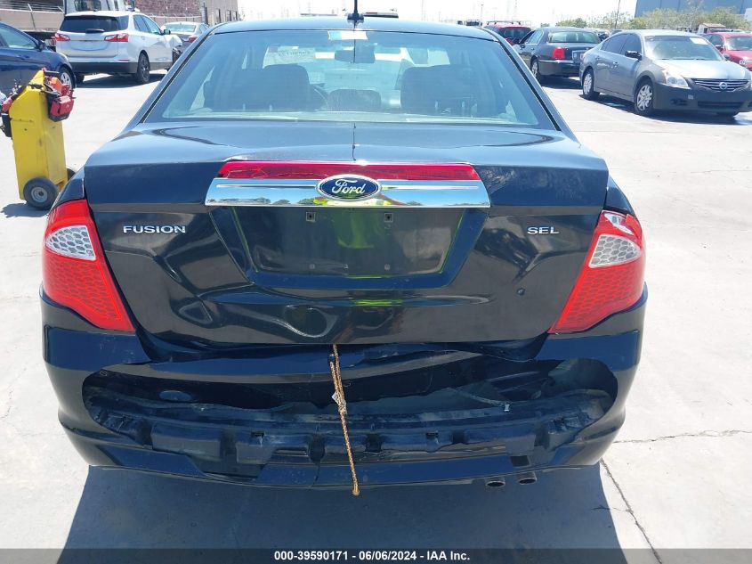 2012 Ford Fusion Sel VIN: 3FAHP0JA1CR405493 Lot: 39590171