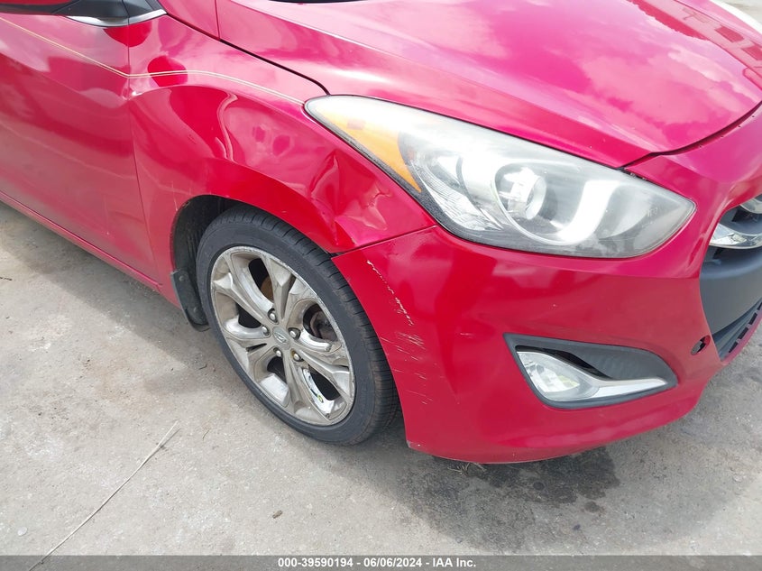 2013 Hyundai Elantra Gt VIN: KMHD35LE5DU083755 Lot: 39590194