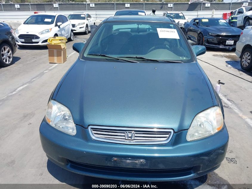 1998 Honda Civic Ex VIN: 2HGEJ8646WH609367 Lot: 39590203