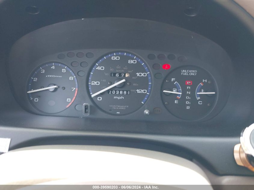 1998 Honda Civic Ex VIN: 2HGEJ8646WH609367 Lot: 39590203