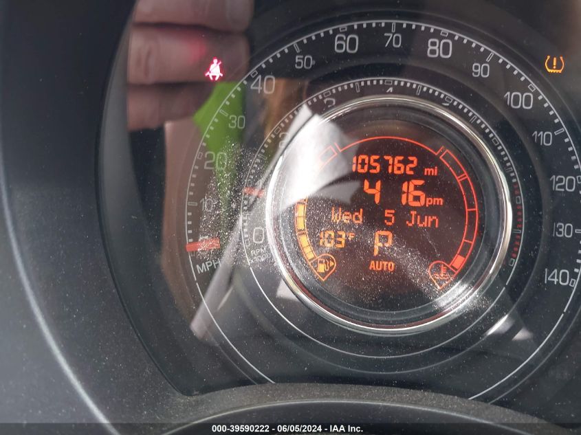 2012 Fiat 500 Sport VIN: 3C3CFFBRXCT114321 Lot: 39590222