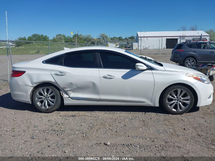 2012 Hyundai Azera VIN: KMHFG4JG3CA159727 Lot: 39590223