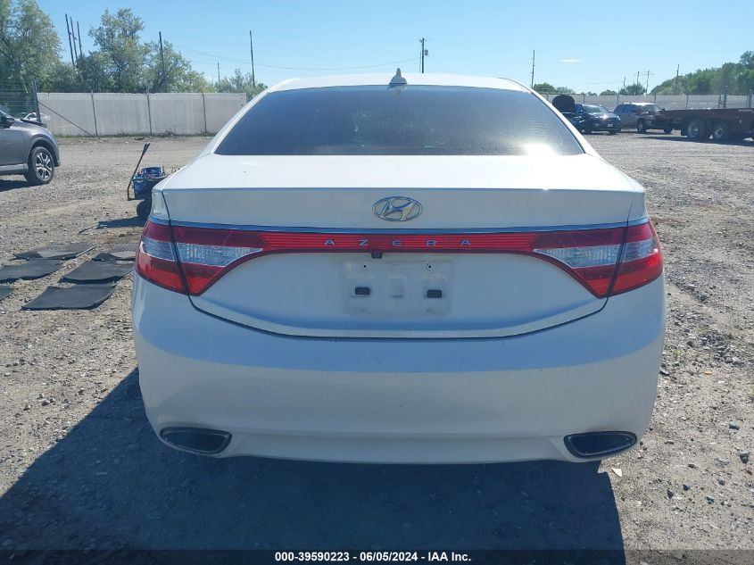 2012 Hyundai Azera VIN: KMHFG4JG3CA159727 Lot: 39590223