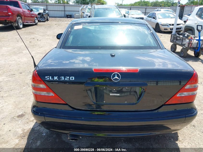 2002 Mercedes-Benz Slk 320 VIN: WDBKK65F52F260749 Lot: 39590228