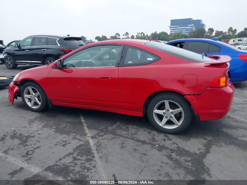 2002 Acura Rsx VIN: JH4DC54802C013174 Lot: 39590229