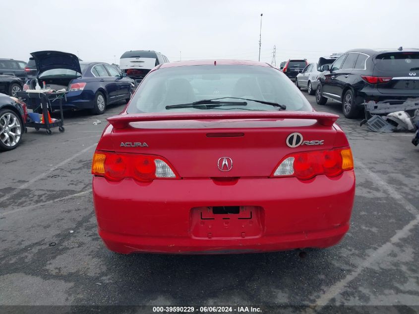 2002 Acura Rsx VIN: JH4DC54802C013174 Lot: 39590229