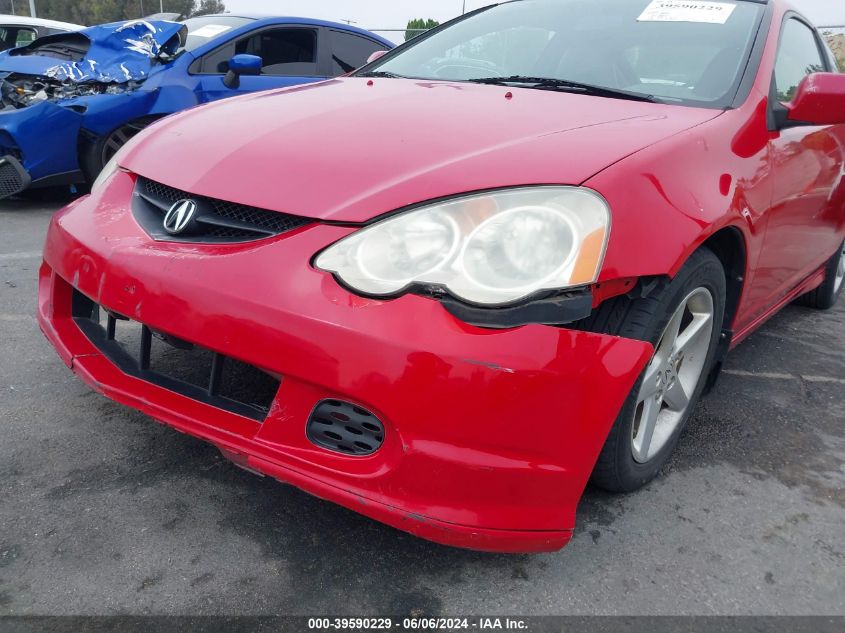 2002 Acura Rsx VIN: JH4DC54802C013174 Lot: 39590229