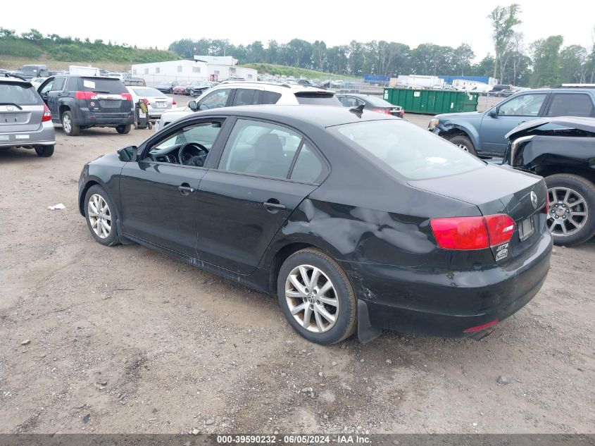 2012 Volkswagen Jetta 2.5L Se VIN: 3VWDP7AJ6CM399461 Lot: 39590232