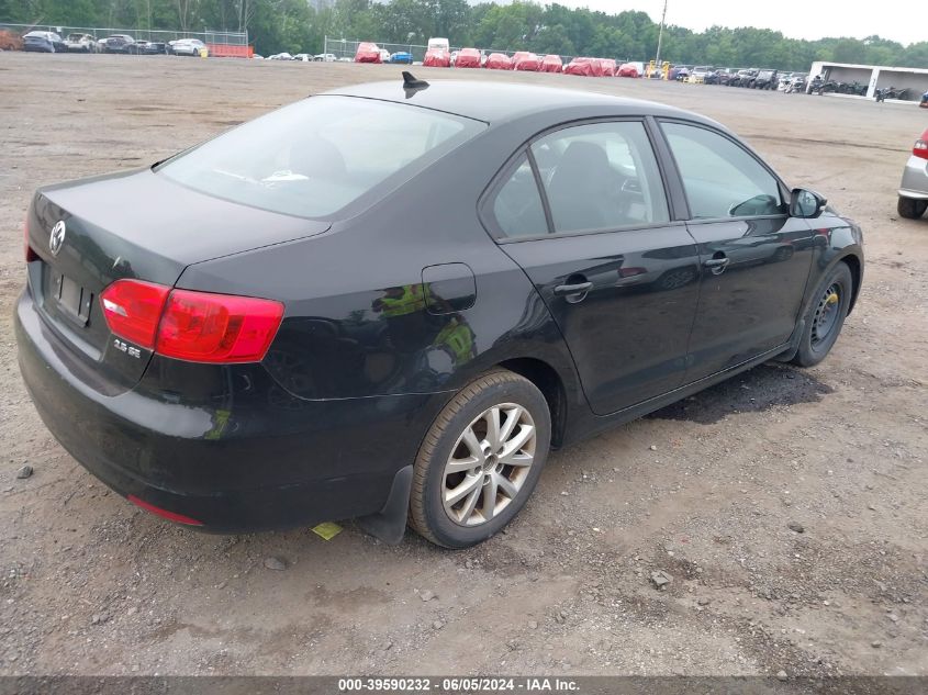 2012 Volkswagen Jetta 2.5L Se VIN: 3VWDP7AJ6CM399461 Lot: 39590232