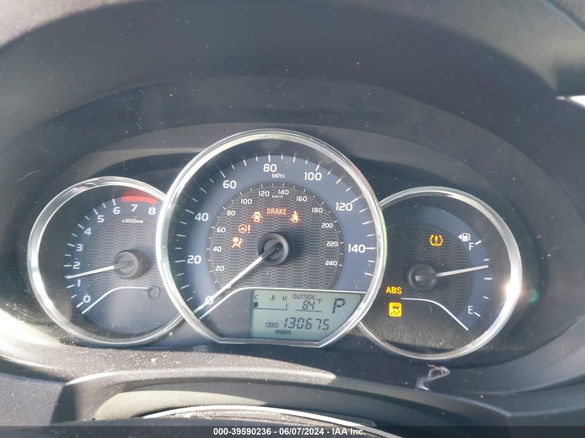 2015 Toyota Corolla Le VIN: 5YFBURHE3FP312247 Lot: 39590236