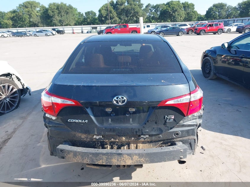2015 Toyota Corolla Le VIN: 5YFBURHE3FP312247 Lot: 39590236