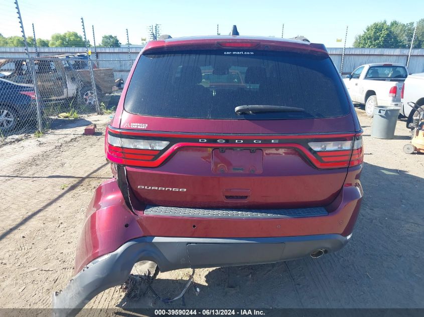 2017 Dodge Durango Sxt Rwd VIN: 1C4RDHAGXHC690114 Lot: 39590244