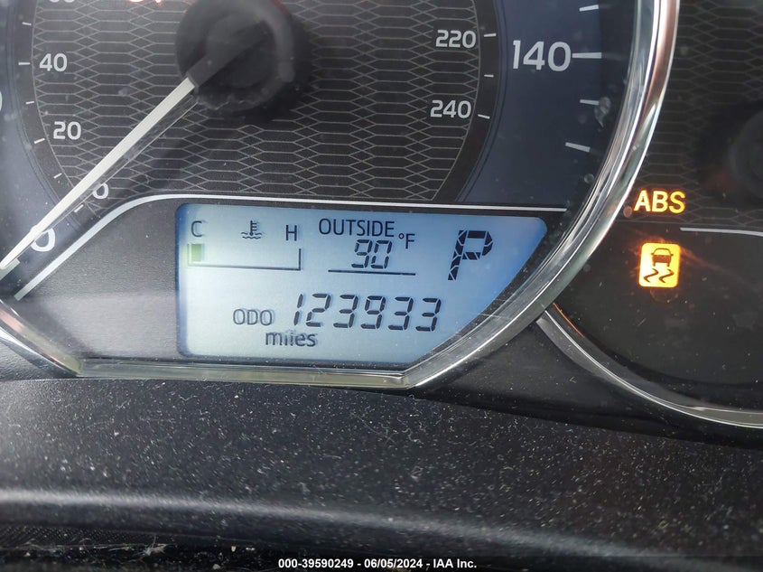 2014 Toyota Corolla Le VIN: 2T1BURHE9EC127697 Lot: 39590249