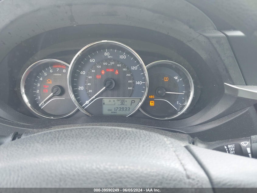 2014 Toyota Corolla Le VIN: 2T1BURHE9EC127697 Lot: 39590249