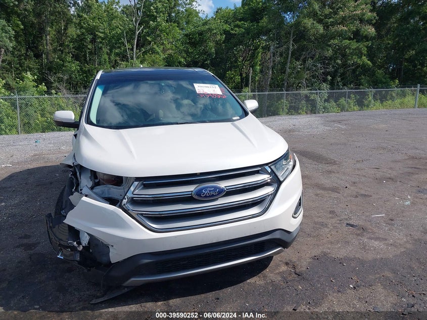 2015 Ford Edge Titanium VIN: 2FMTK3K8XFBB89285 Lot: 39590252