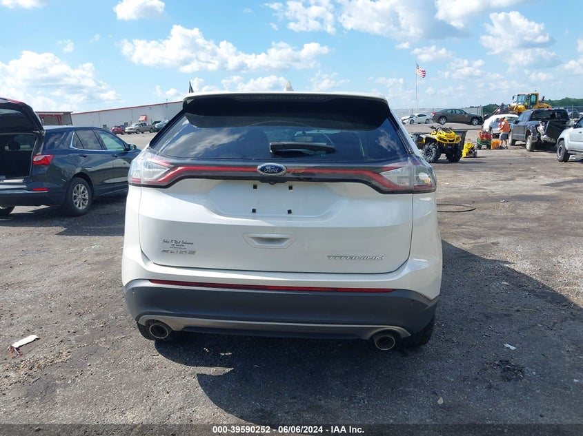 2015 Ford Edge Titanium VIN: 2FMTK3K8XFBB89285 Lot: 39590252