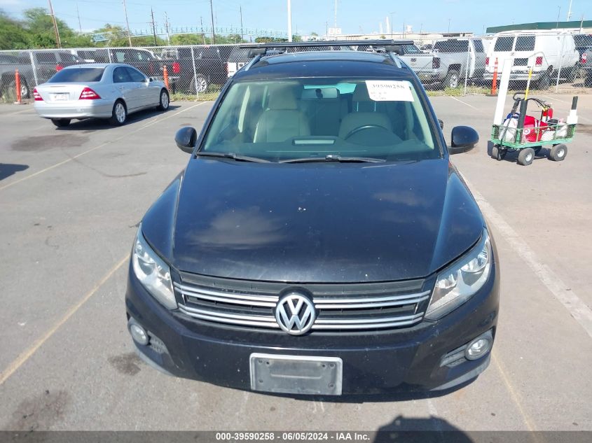 2012 Volkswagen Tiguan Se VIN: WVGAV7AX8CW557553 Lot: 39590258