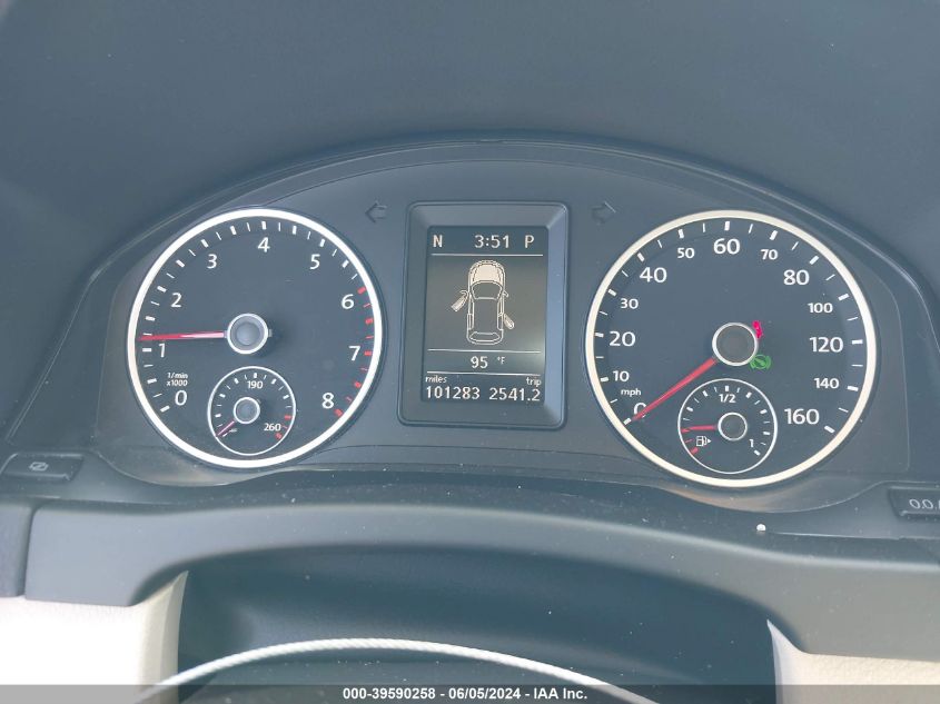 2012 Volkswagen Tiguan Se VIN: WVGAV7AX8CW557553 Lot: 39590258