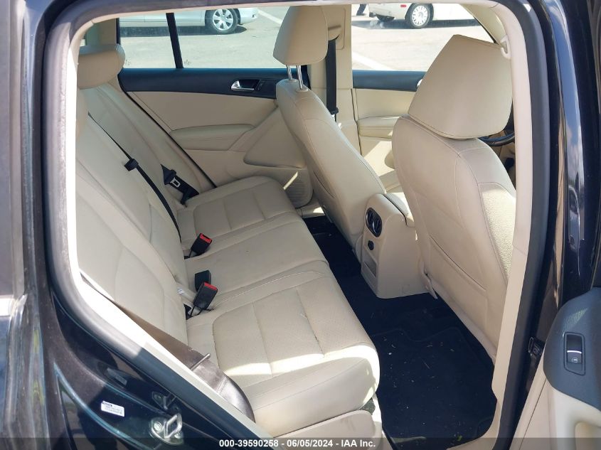 2012 Volkswagen Tiguan Se VIN: WVGAV7AX8CW557553 Lot: 39590258