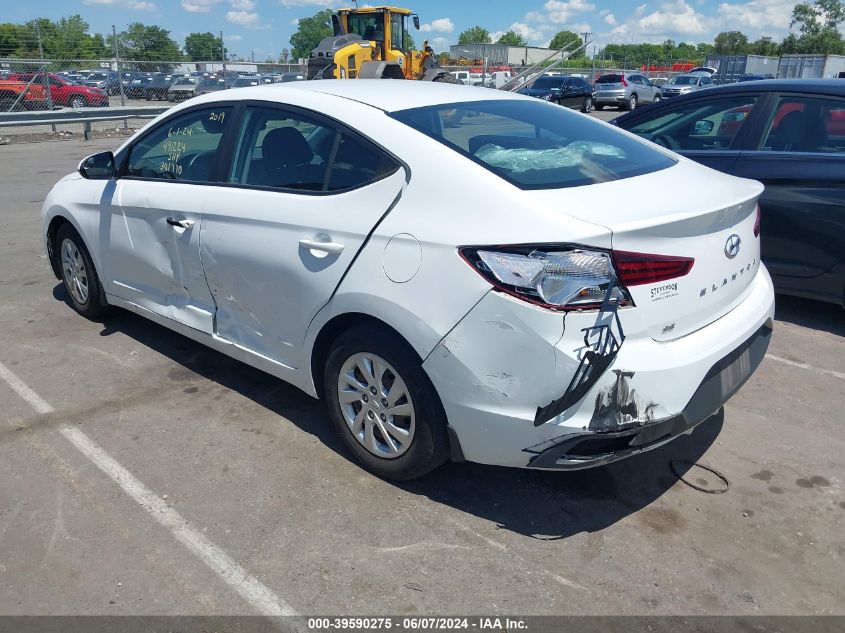 2019 Hyundai Elantra Se VIN: 5NPD74LF5KH491224 Lot: 39590275