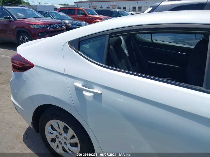 2019 Hyundai Elantra Se VIN: 5NPD74LF5KH491224 Lot: 39590275