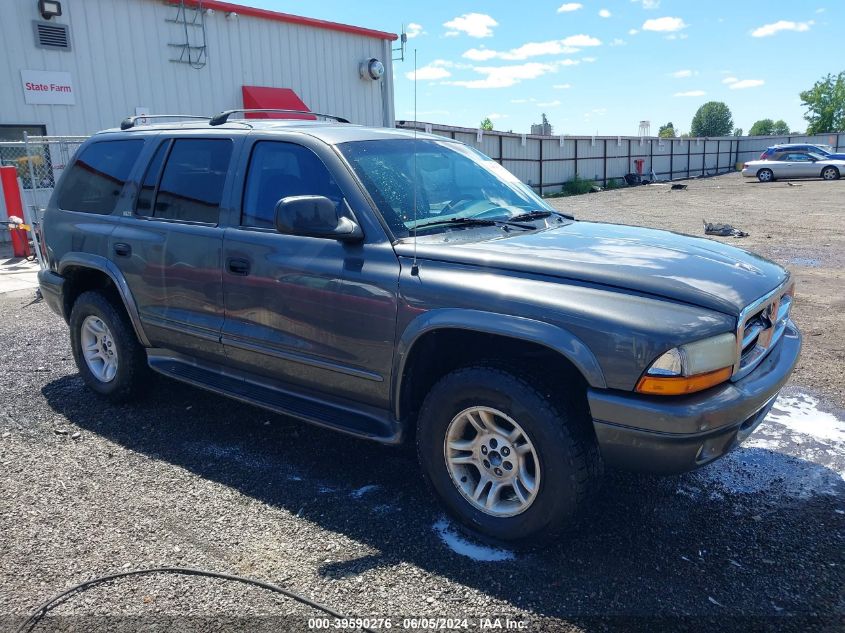 2002 Dodge Durango Slt Plus VIN: 1B4HS58N72F148248 Lot: 39590276