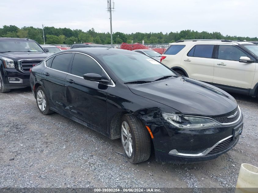 2015 Chrysler 200 Limited VIN: 1C3CCCAB5FN688115 Lot: 39590284