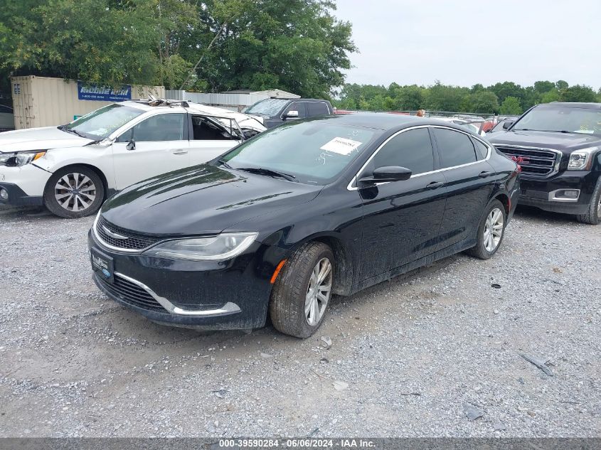 2015 Chrysler 200 Limited VIN: 1C3CCCAB5FN688115 Lot: 39590284