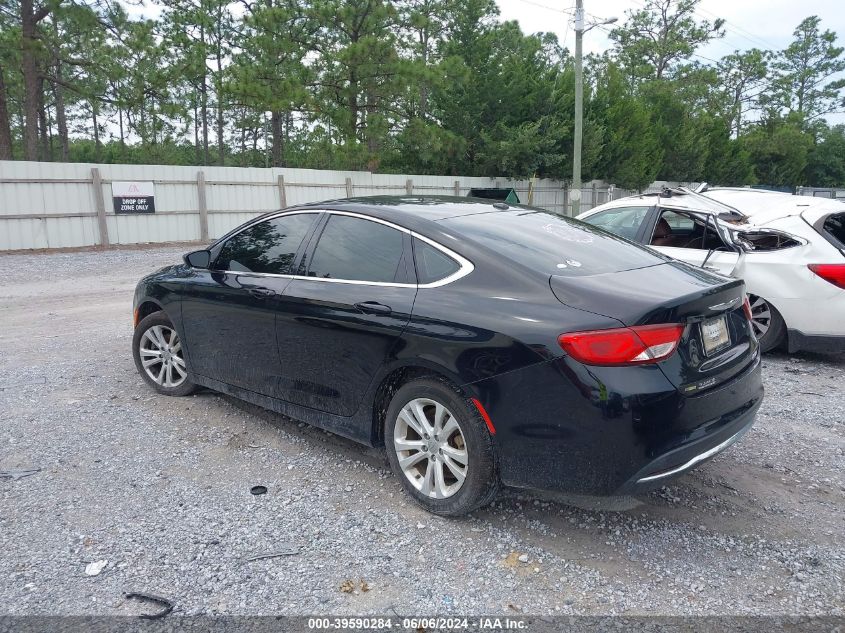 2015 Chrysler 200 Limited VIN: 1C3CCCAB5FN688115 Lot: 39590284