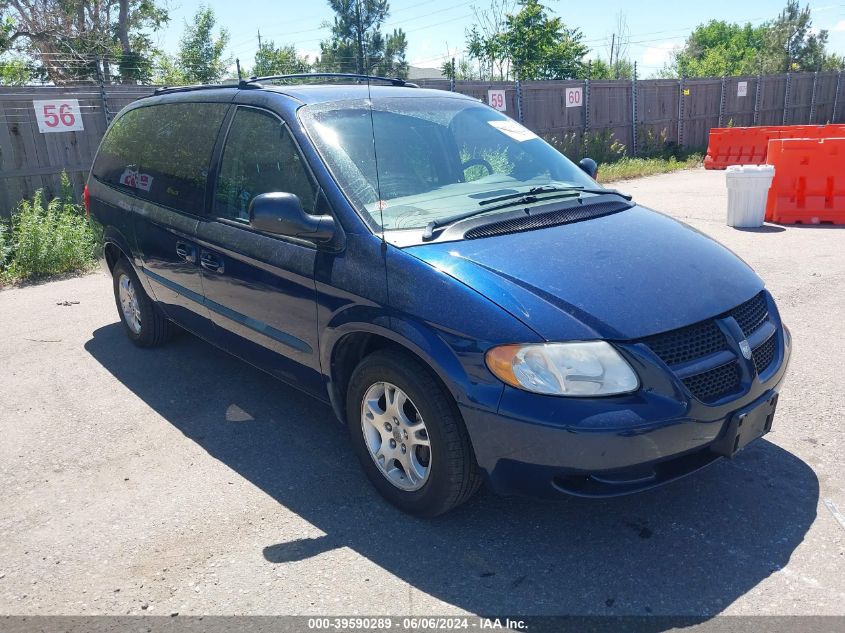 2002 Dodge Grand Caravan Ex VIN: 2B8GP74L02R701648 Lot: 39590289