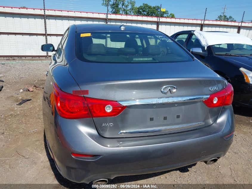 2015 Infiniti Q50 Premium VIN: JN1BV7AR4FM416153 Lot: 39590292