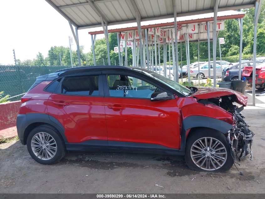 2019 Hyundai Kona Sel VIN: KM8K22AA4KU335212 Lot: 39590299