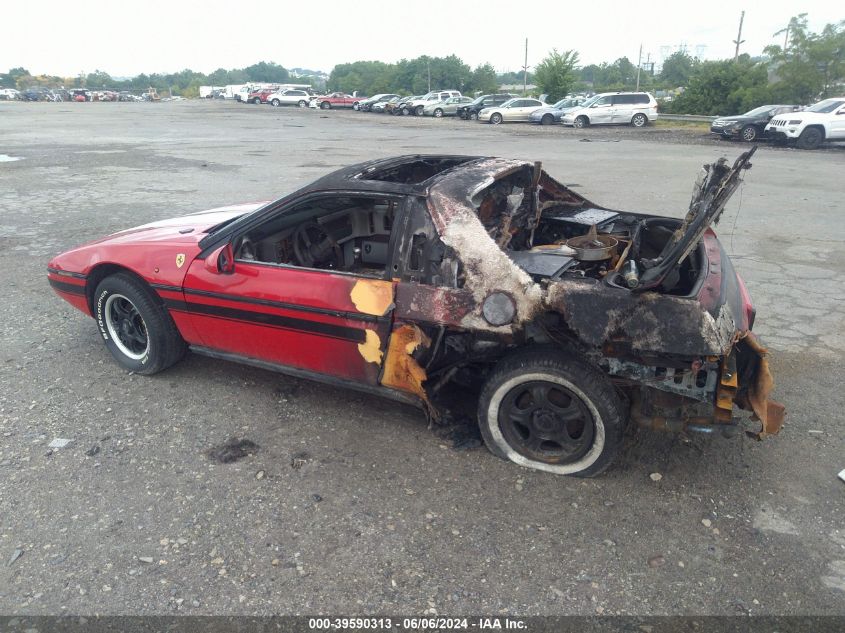 1984 Pontiac Fiero Se VIN: 1G2AF37R1EP235826 Lot: 39590313