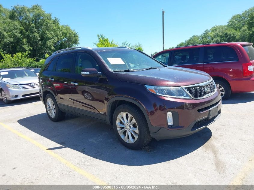 2014 Kia Sorento Ex V6 VIN: 5XYKUDA73EG433250 Lot: 39590315