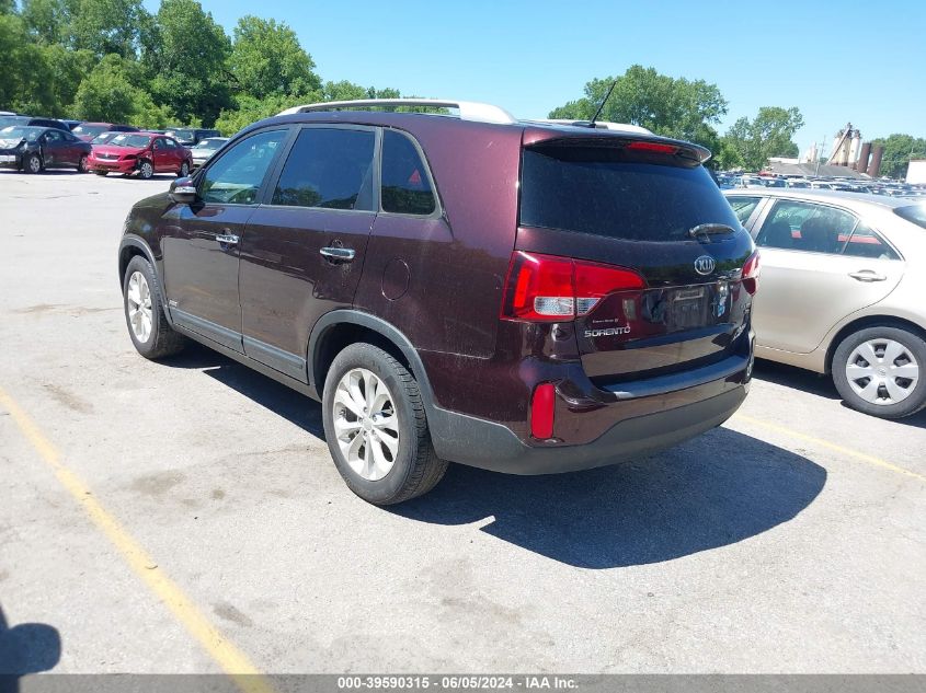 2014 Kia Sorento Ex V6 VIN: 5XYKUDA73EG433250 Lot: 39590315